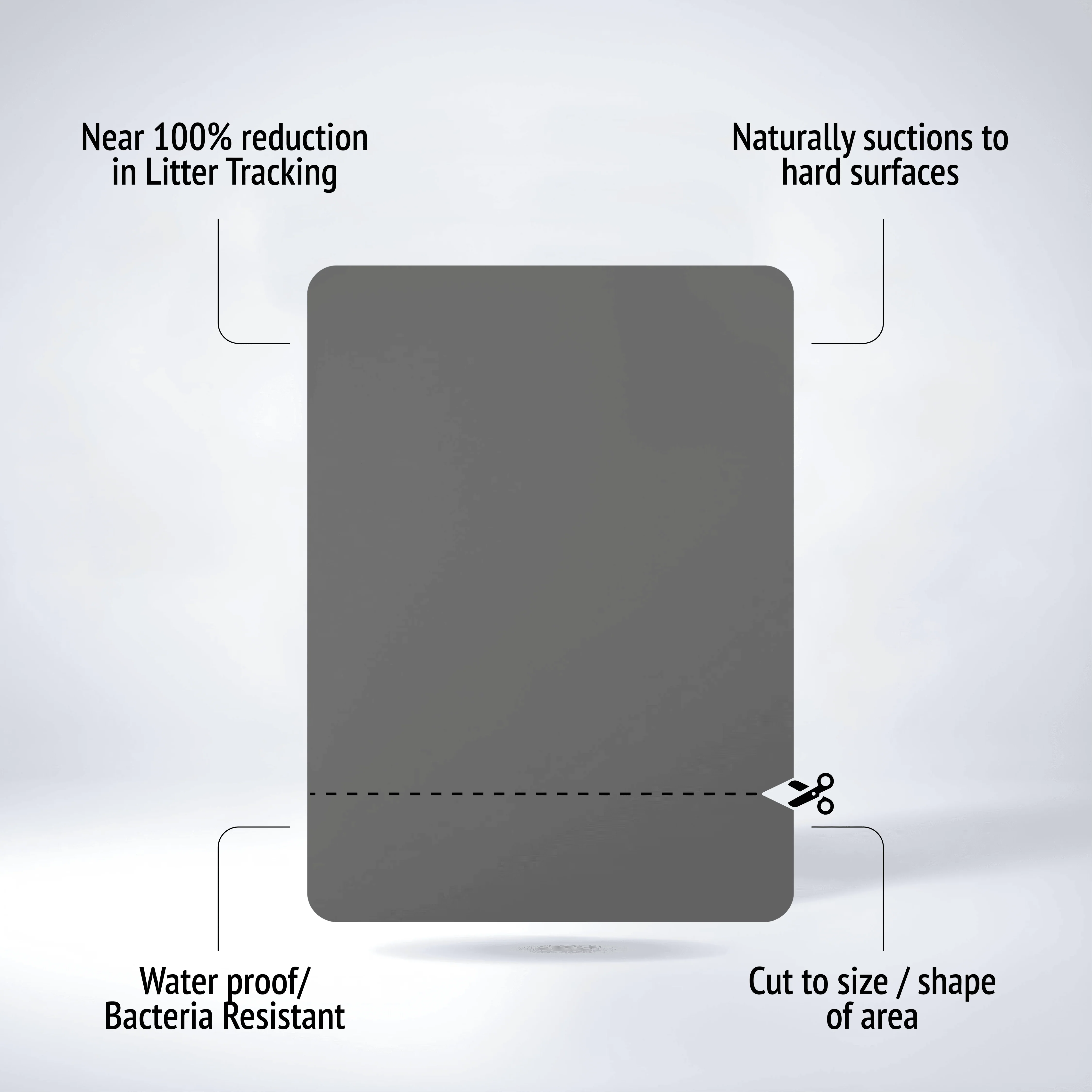 Fit Litter Mat - Dark Grey - Image 2